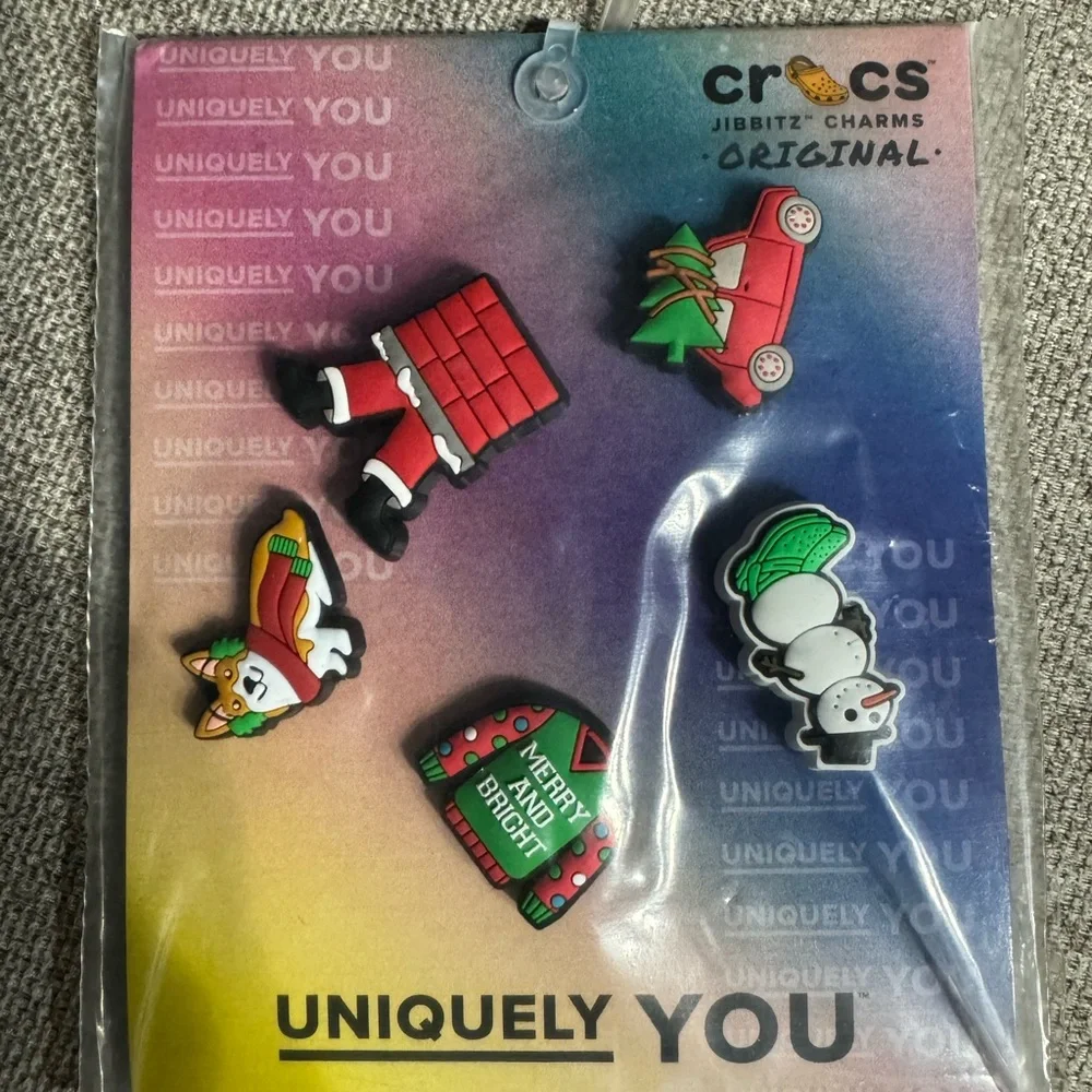 Crocs Jibbitz Christmas Mix - 5 Pack, new in package